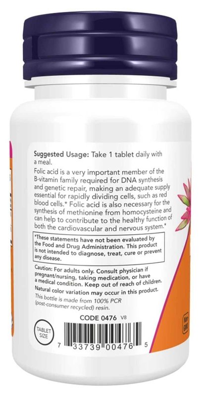 Ácido Fólico 800mcg