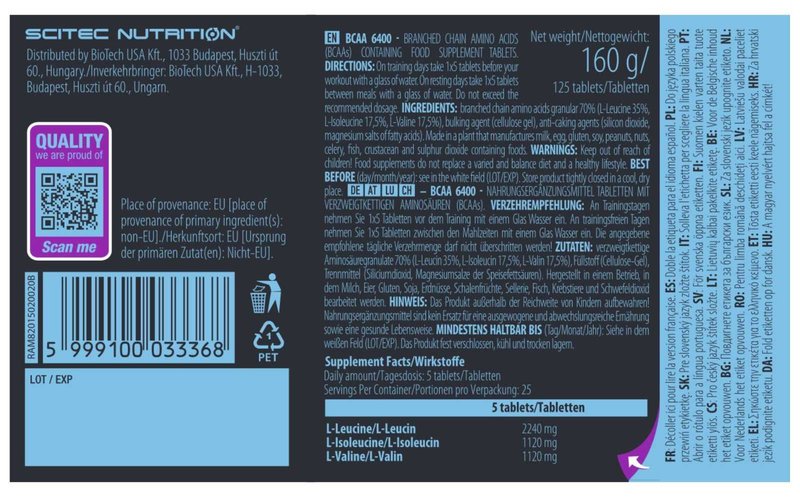 BCAA 6400