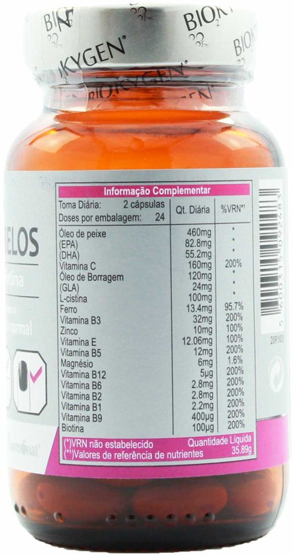 Biokygen Unhas e Cabelo