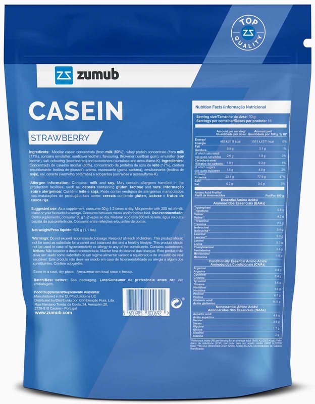 Caseína Sem sabor