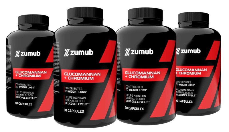 Glucomanano + Crómio