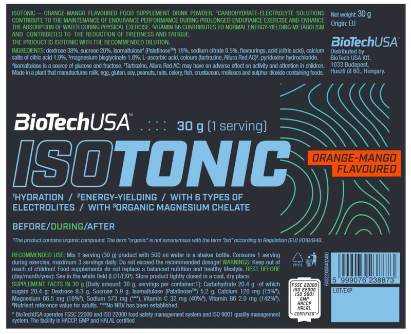 Isotonic Hydrate & Energize