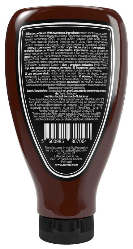 Molho de Churrasco Zero Gorduras