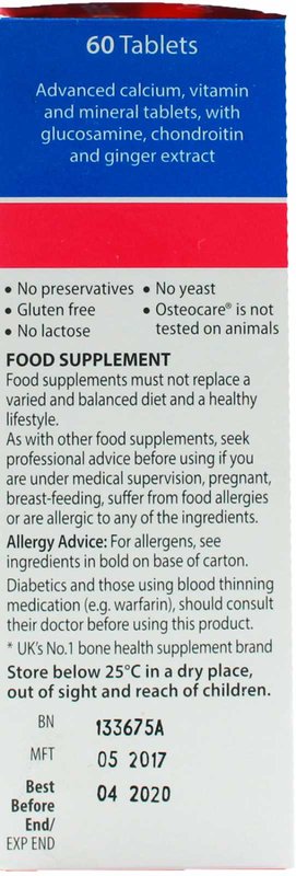 Osteocare com Glucosamina e Condroitina