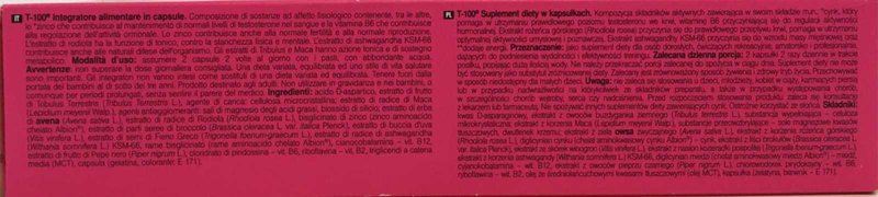 T-100 Male Testo Booster