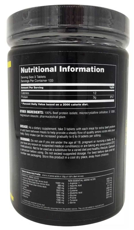 Universal 100% Beef Aminos